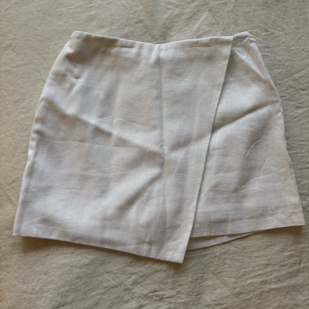A&F Linen Wrap Skort
